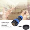 Waterproof Connector Back Nut IP68 Aviation Power Socket 5A for