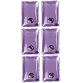 Notrash2003® Pocket Warmer 1/2/4/6 or 10 Pieces Certified Hand Warmer Heat Pads Finger Warmer Gel Pads Thermal Pads in Many Designs Quantities of Notrash2003® (Purple - Pack of 6)