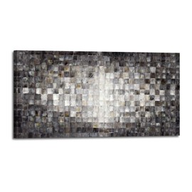 Inpraradiso Bedroom Abstract Wall Art Picture: Large Living Room Modern Hand Painted Textured Canvas Painting Contemporary Print Kitchen Horizontal Square Artwork for Home Office Decor