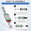 CNCMANS MGN12H 150 mm Miniature Linear Rail Guide MGN12 150