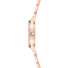 Tamaris Watch with Cubic Zirconia Stones, Rose Gold, Modern