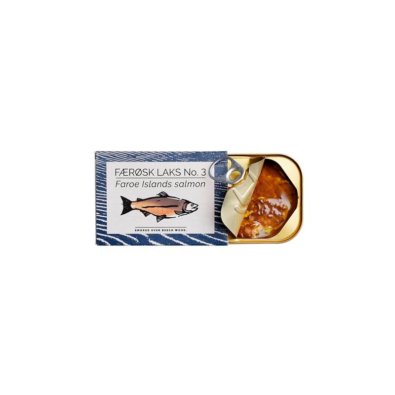 Fangst Faerosk Laks No.3 | Tinned Faroe Islands Salmon Smoked