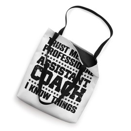 Funny Assistant Coach For Men Women Kids Professional Coach Tote Bag