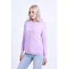 SMILING PINKER Women's Basic Crew Neck Knitted Cardigan with Button,
