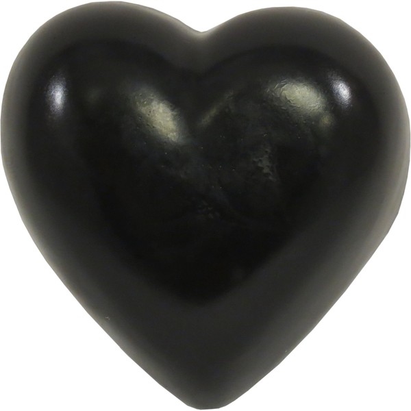 Eclectic Lady Heart Soap, Wild Peach Poppies, Black, 3 oz