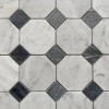 Stone Center Online C807XP Carrara White Marble 2" Octagon Mosaic