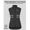 Chaleco de Ciclismo para Mujer, Ligero y Resistente al Viento,