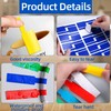 Pack of 8 Cable Labels, Cable Identification Labels, Writeable Label