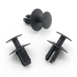 20x Plastik Nieten - 8mm Plastik Clips/Nieten - Innenverkleidung Verkleidung, Teppich