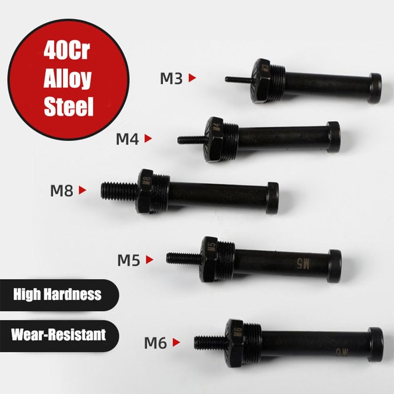 LSLANSOON 26Pcs Rivet Nut Drill Adapter M3 M4 M5 M6