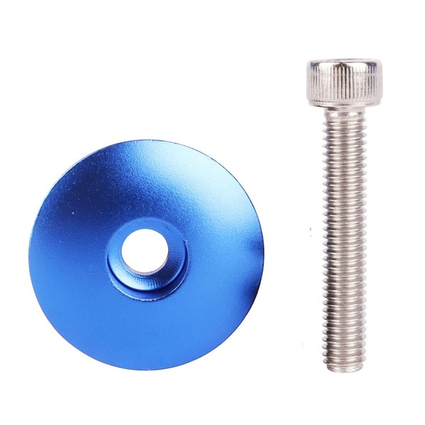 YANRUHFL 1 1/8" Aluminium Alloy Cycling Headset Stem Top Cap