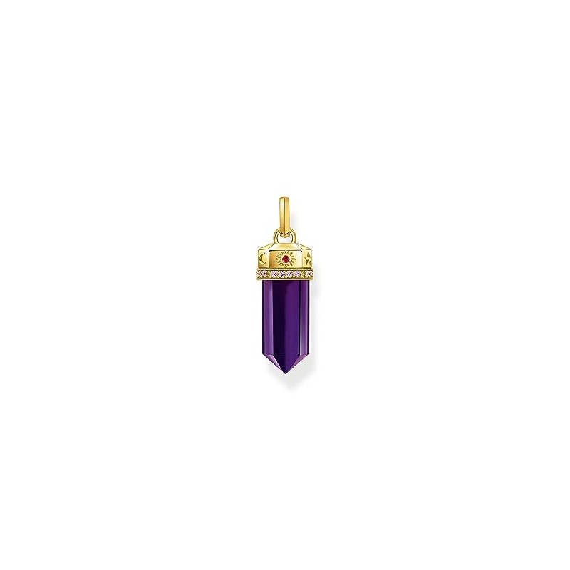THOMAS SABO PE955-995-13 Women's Necklace Pendant with Faceted Imitation Amethyst