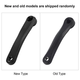 Bicycle Left Crank Arm 170 Millimeters Crank Iron MTB Road Aluminum Alloy Black/Silver