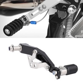 Jiawu Motorcycle Gear Shifter Lever, Folding Aluminum Gear Shifter Shift Lever, Compatible with R1200GS LC Adventure, R1250GS LC Adventure, Dirt Bike Parts (Black)