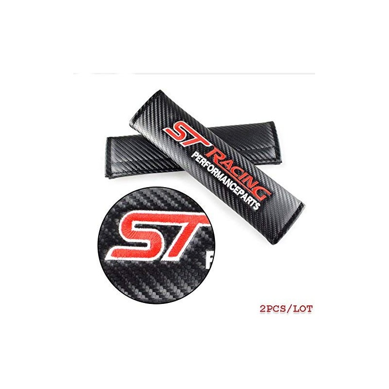 Protrex UK ST Racing Carbon Fibre Seat Belt Shoulder Pads.