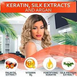 Keratin Enriched Shampoo - Sulfate and Paraben Free - Anti Frizz Treatment for Women and Men  Professional Salon Grade Repair Formula with Silk...    