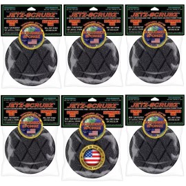 Jetz-Scrubz The Original Magic Jetz-Scrubz Round Household Scrubber Sponge (6-Pack)