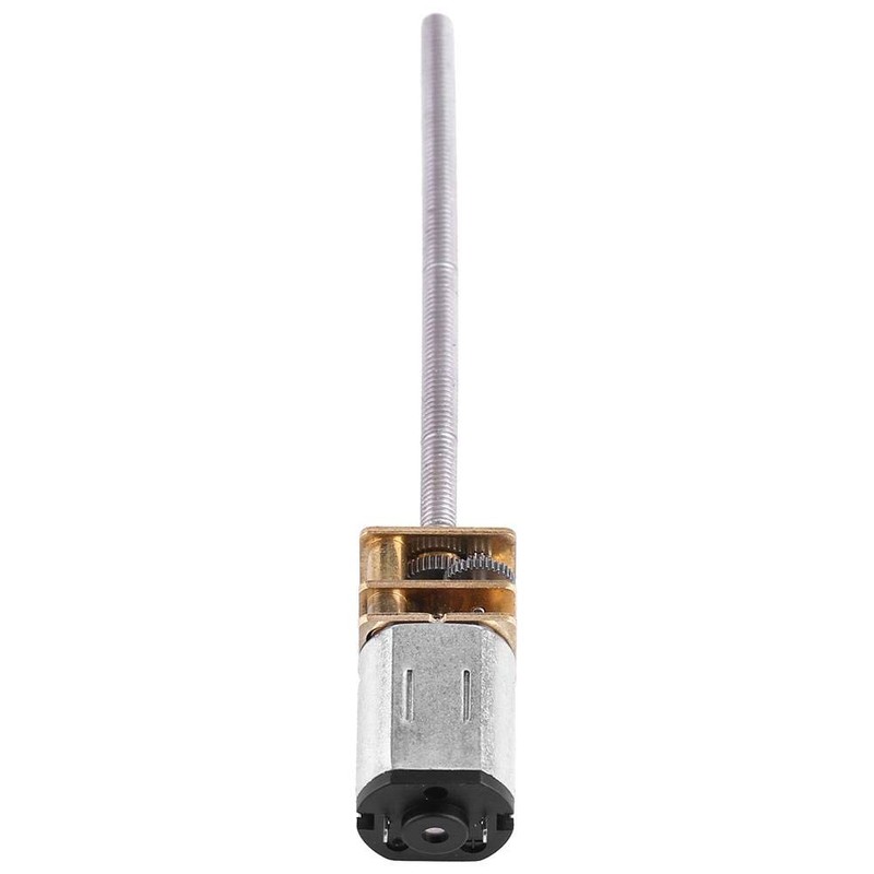 DC 6V Gear Motor with Long Screw Thread Output Shaft