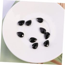 COHEALI 50pcs Teardrop Glass Crystal Rhinestones Bottom Drop Drill Diy Jewelry Making Faceted Gemstones for Crafts and Decorations