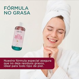 CELESTY | Agua Micelar con Aceite de Coco | Skin Care Limpiador Facial - Desmaquillante | Llevala en tu Cosmetiquera para Maquillaje | Skincare - Hidratante Facial Piel Grasa y Todo tipo de Piel