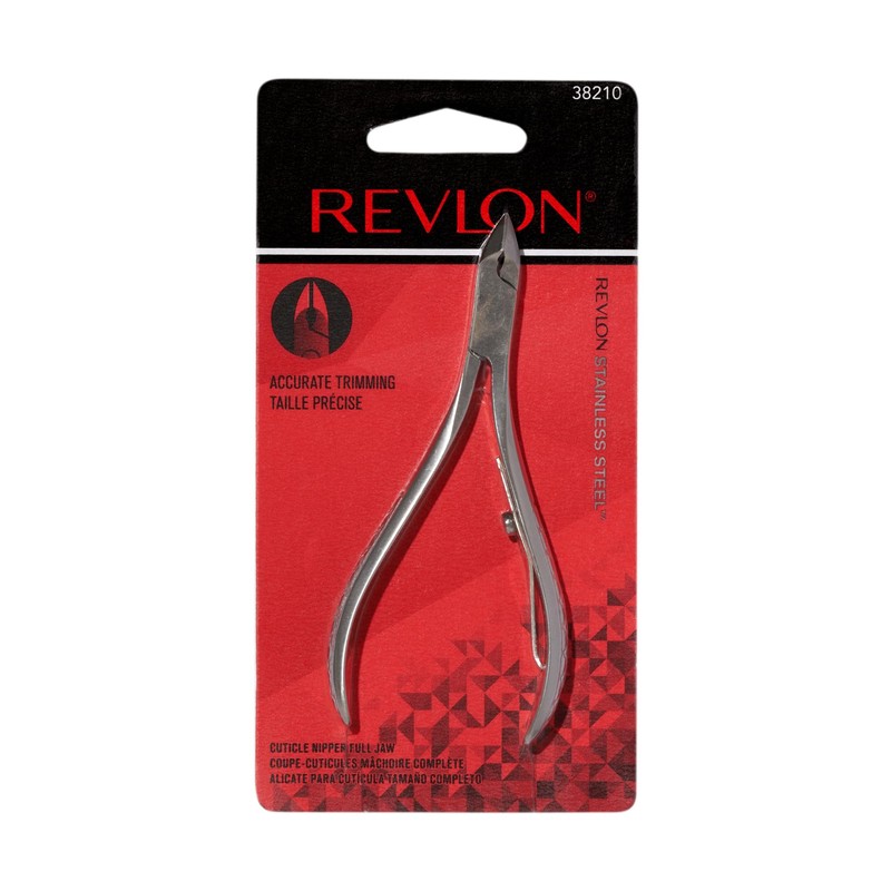 Revlon Full Jaw Cuticle Trimmer, Manicure Tool, Nail Care, High