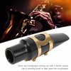 Tenor Saxophone Mouthpiece Kit Mouthpiece with Plastic Cap Cleaning Brush