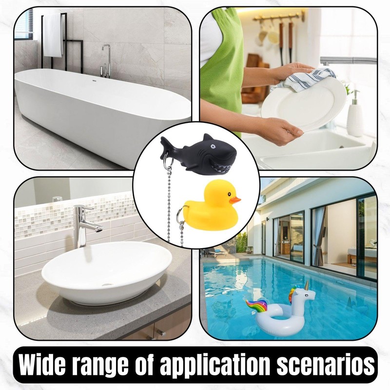2 Pieces Cartoon Animal Sink Plugs, Creative Fun Sink Plugs,