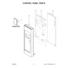 Kircuit Replacement Part for Whirlpool Microwave WMH31017HZ Series,Part 2 PANL-CNTRL
