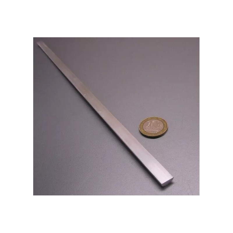 Basic Aluminum Half Round Rod (.375") 3/8" Dia, x 6