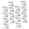 jojofuny 200pcs Silver Foil Leaves for Art Crafts Gilding Foil
