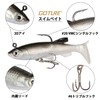 Goture Swimbait Worm Jig Realistic Soft Lure Set (3.3 inches