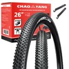 Chao YANG Mountain Bike Tire Replacement Kit, 26’’×1.95, Dual Compound