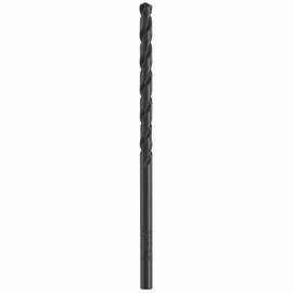 BOSCH BL4135 1-Piece 1/8 in. x 2-3/4 in. Fractional Jobber Black Oxide Drill Bit for Applications in Light-Gauge Metal, Wood, Plastic (Pack of 12)