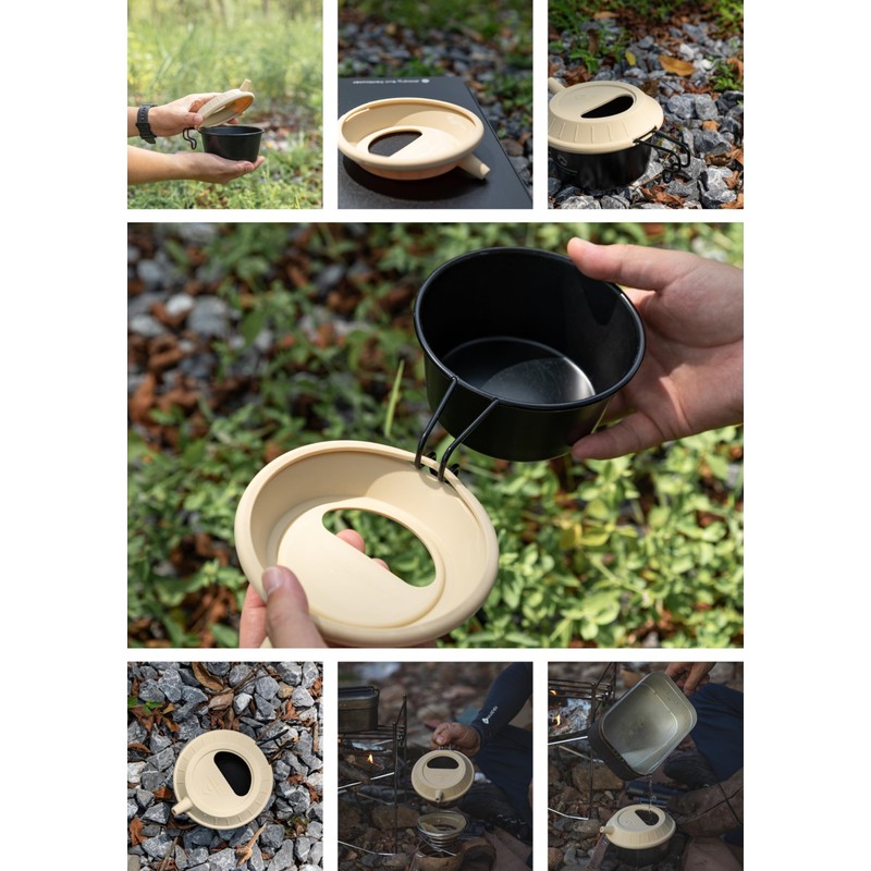 Camping Moon (キャンピングムーン) Sierra Lid Kettle-less Silicone Lid Sierra Cup