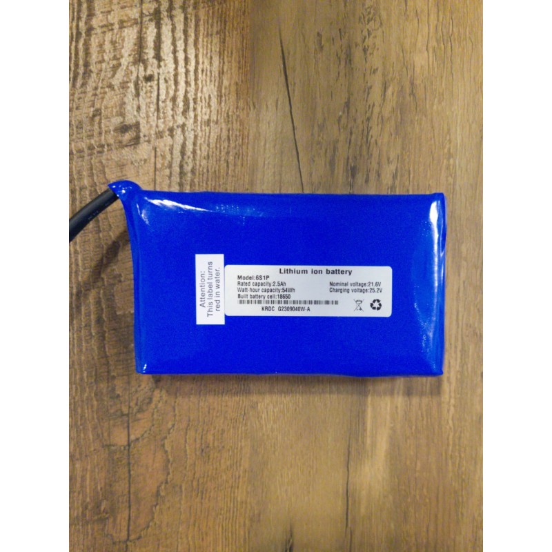 Battery 21.6V 2.5Ah 6S Li-ion Battery Pack w/ XT30 –