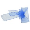 10Pcs Organza Banquet Chair Sash Exquisite Chair Bows Sashes for