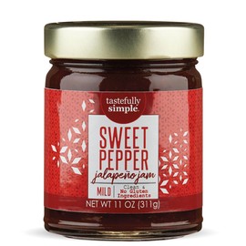 Tastefully Simple Sweet Pepper Jalapeno Jam, 11 Ounce