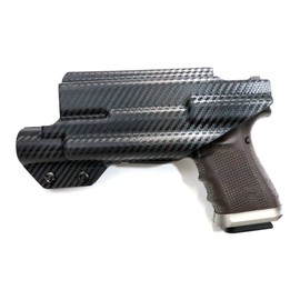 Fierce Defender IWB Kydex Holster Glock 19 23 32 w/compatible TLR1 The Winter Warrior Series -Made in USA- GEN 5 Compatible (Carbon Fiber)