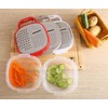 Kitchen Grater Stainless Steel with Container and Lid Professional Rasp