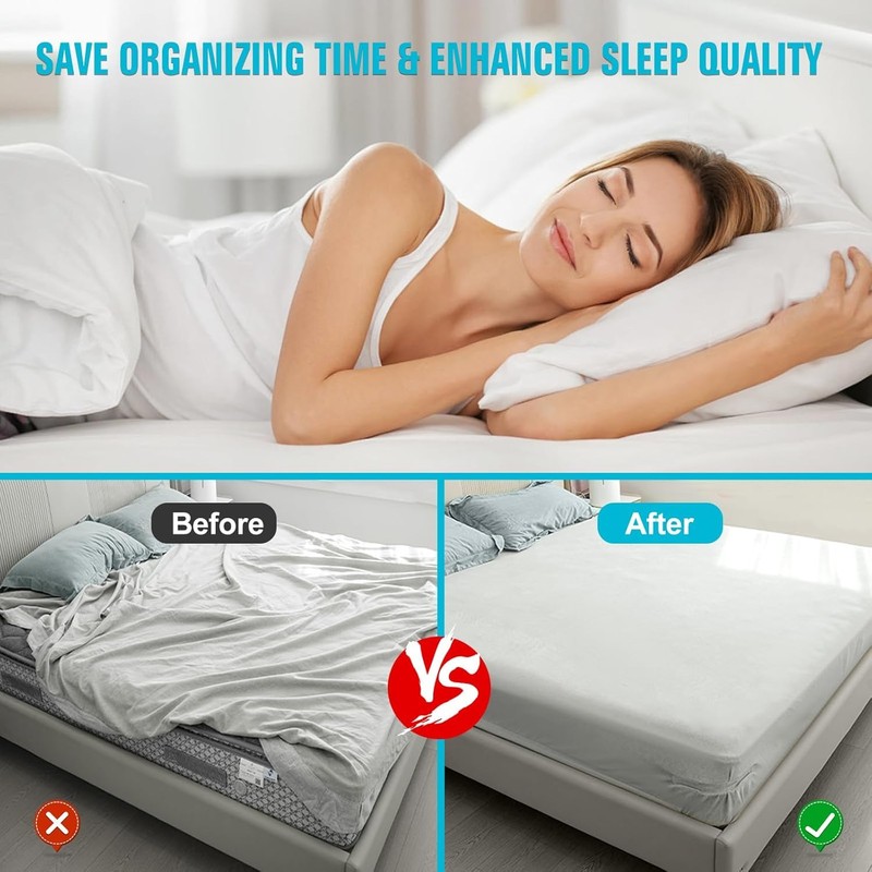 Bed Sheet Holder, Fitted Sheet Holder, Lock Bed Sheet Clips