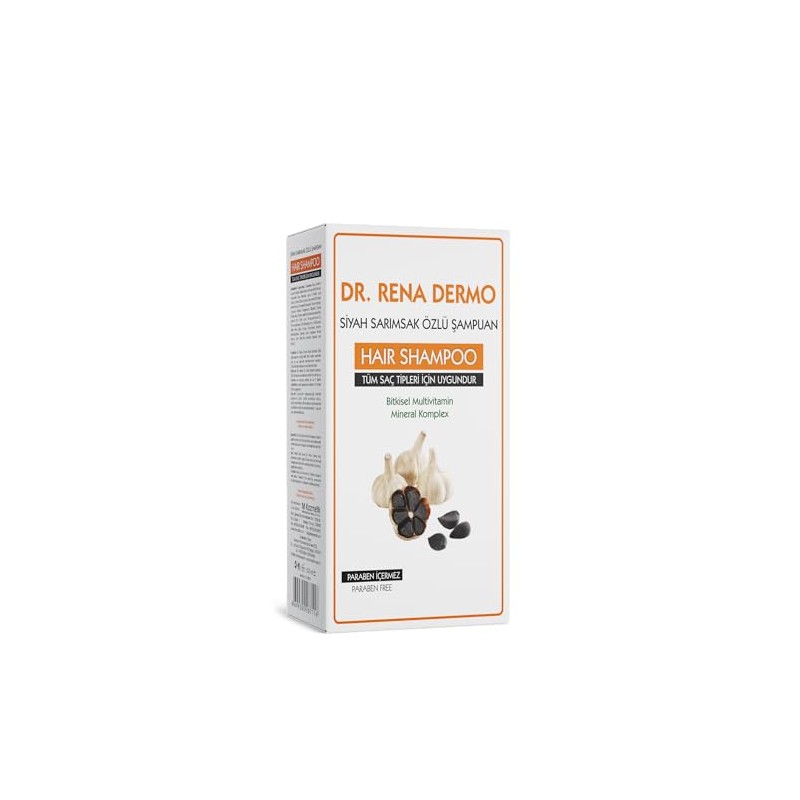 DR RENA DERMO Black Garlic Against Hair Loss Garlic Shampoo