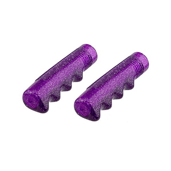 Lowrider Sparkle Flake Bicycle Grips, (Purple)