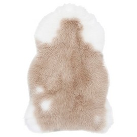 Ikea SIDOREMSA Rug Throw Super Soft Faux Fur Animal Light Brown 2' 2" x 3' 1"