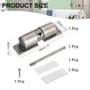 sourcing map Automatic Spring Door Closer Adjustable 40 lbs Self-Closing