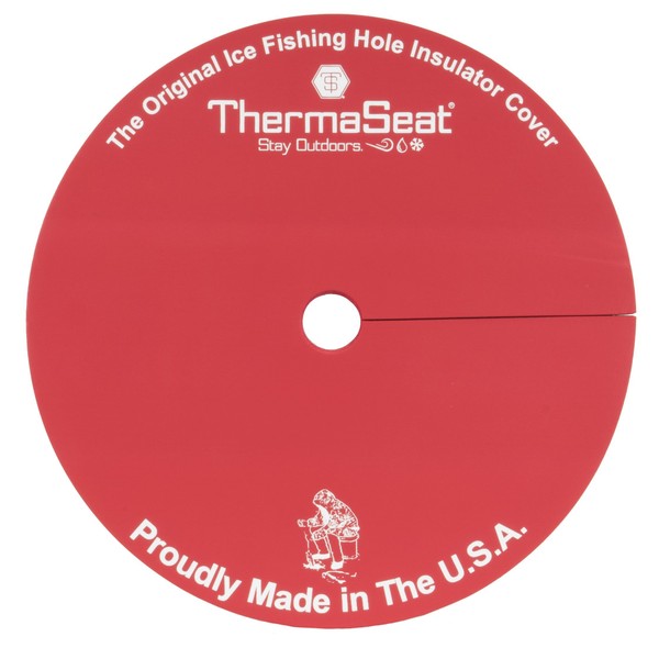 Northeast Products ThermaSeat Ice Fishing Hole Insulator/Cover, Red, Single