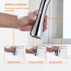 Keer Touchless Faucet with Pull-Down Sprayer, Polished Chrome, Hands-Free, 3