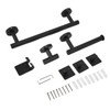 Bathroom Stainless Steel Towel Rack 7 Piece Set Rustproof Colorfast