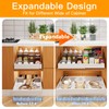 2 Packs Pull Out Cabinet Organizer, Expandable(12.4"-20.4") Drawer Organizer, Pull