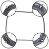 SPARES2GO Main Door Seal Gasket for Hoover fits Candy Oven