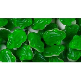 Bayside Candy Gummy Collection - Gummi Collection Gummy Green Frogs (3, Pounds)